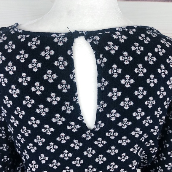 CAPE JUBY Navy Floral Pattern Long Sleeve Romper - Picture 7 of 9